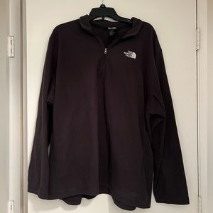 Men’s Black XXL The North Face Fleece 1/4 Zip